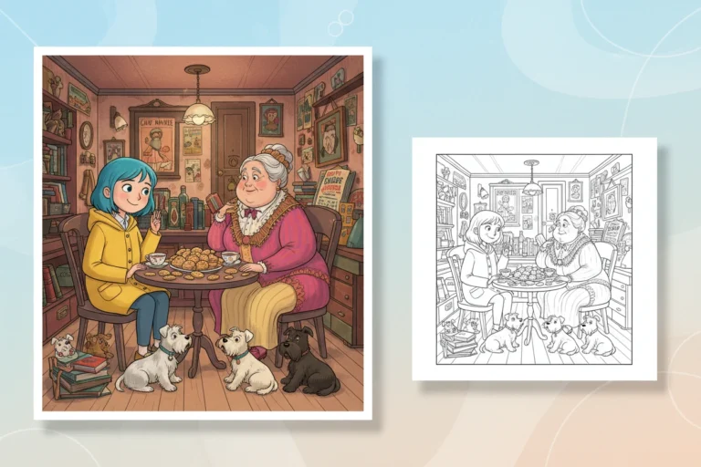coraline-and-miss-spink-and - coraline coloring pages