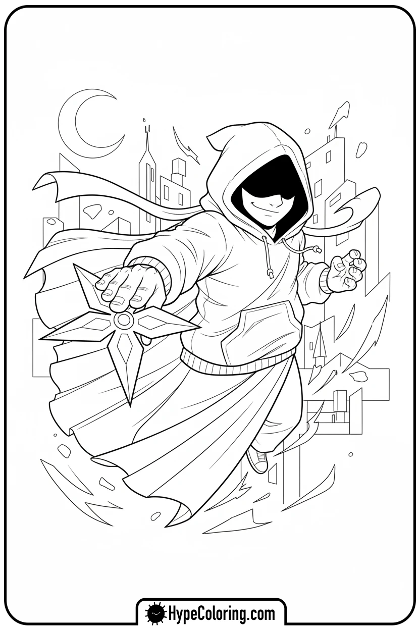 leon-appearing-from-invisibility - brawl stars coloring pages