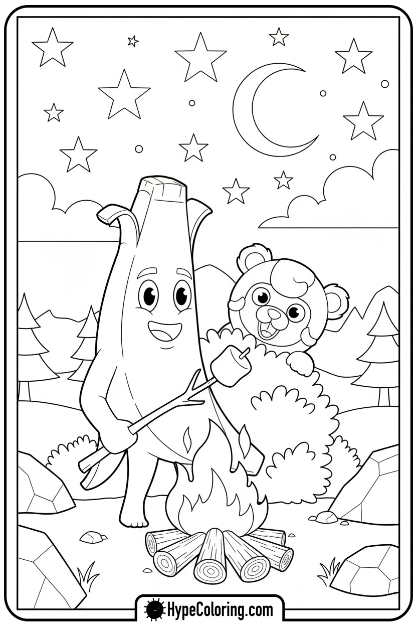 fortnite-character-by-campfire - fortnite coloring pages