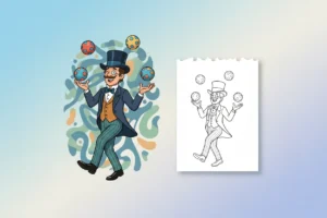 dandy-standing-with-a-playful - dandy's world coloring pages