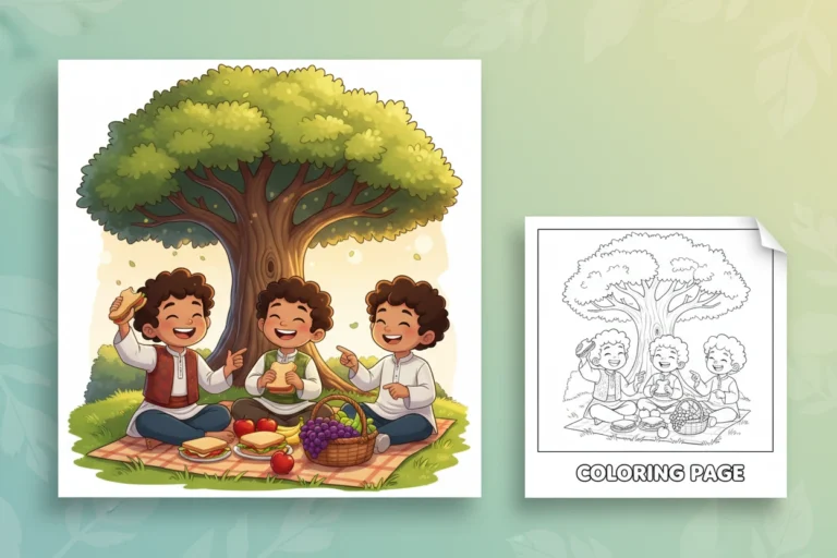 three-saja-boys-sharing-a - saja boys coloring page