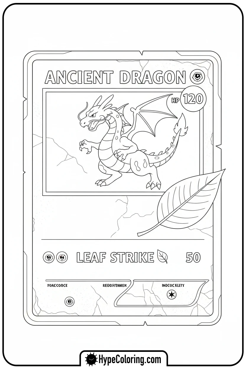 ancient-tattered-pokemon-card - coloring pages of pokemon cards