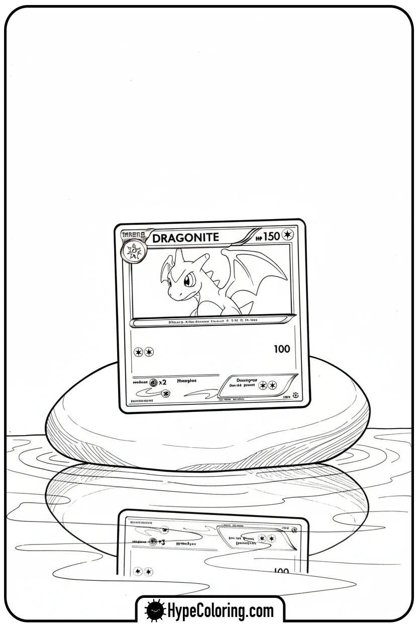 pokemon-card-by-stream-on-rock - coloring pages of pokemon cards