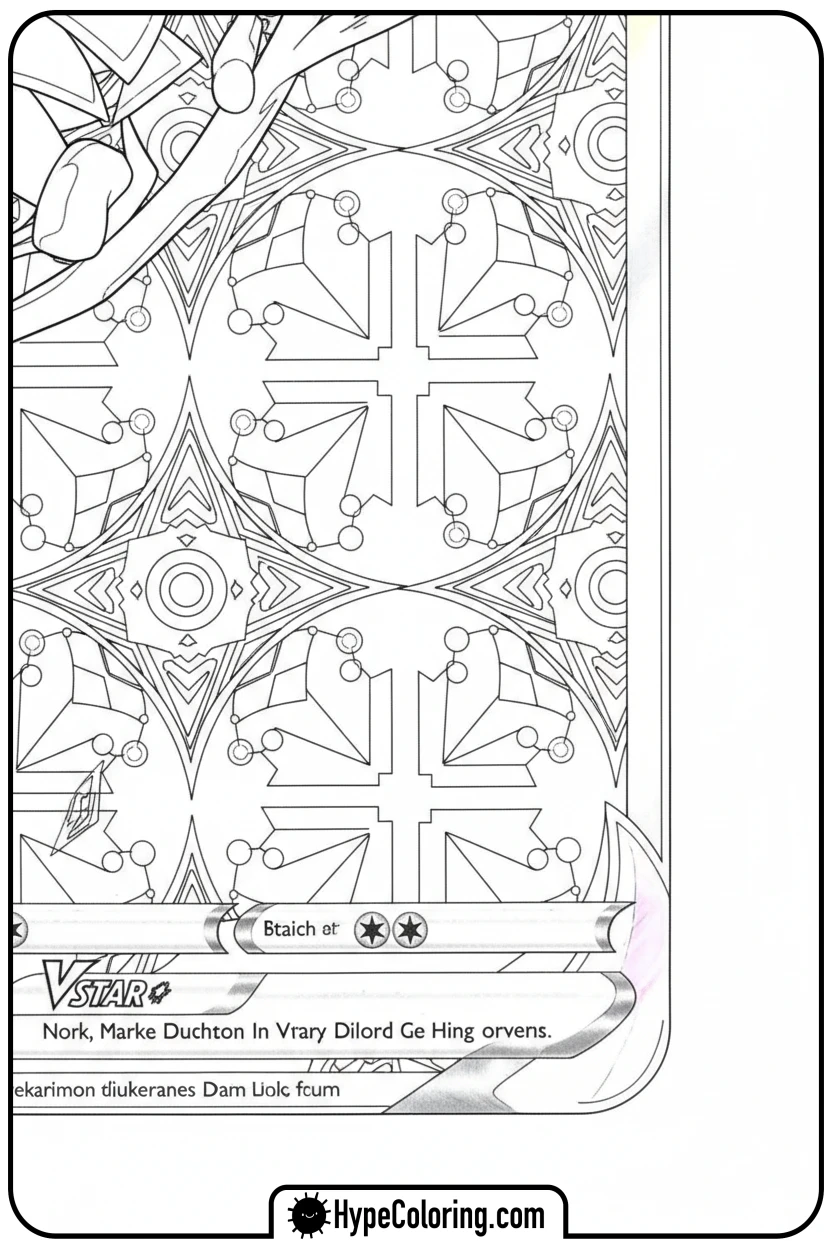 close-up-vstar-pokemon-card-border - coloring pages of pokemon cards