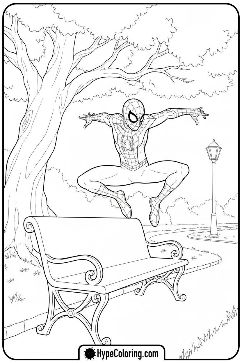 miles-morales-parkour-jump - miles morales color pages