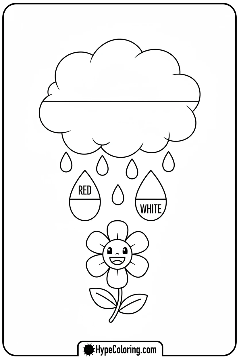 monaco-flag-cloud-raining - monaco flag coloring page