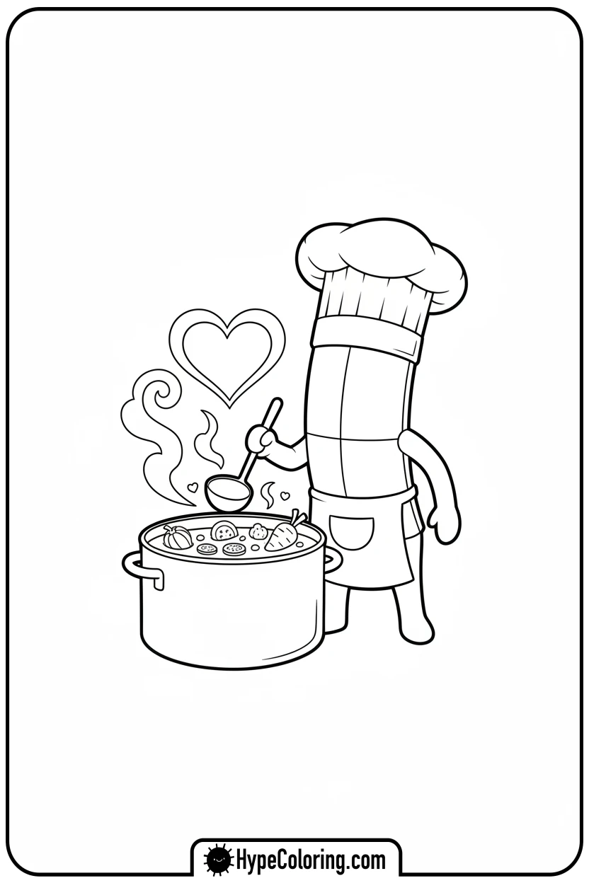 monaco-flag-chef-cooking - monaco flag coloring page