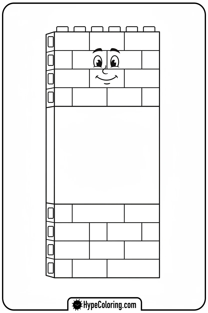 monaco-flag-block-character - monaco flag coloring page