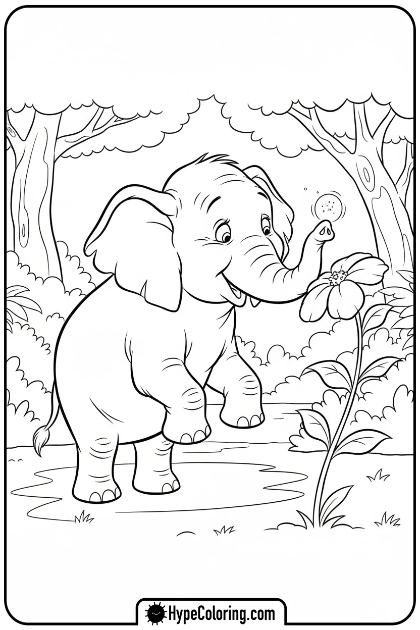 horton-listening-to-dust-speck - dr seuss coloring pages