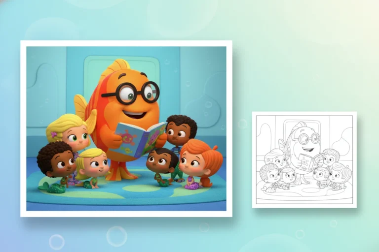 mr-grouper-smiling-warmly-holding - bubble guppies coloring pages