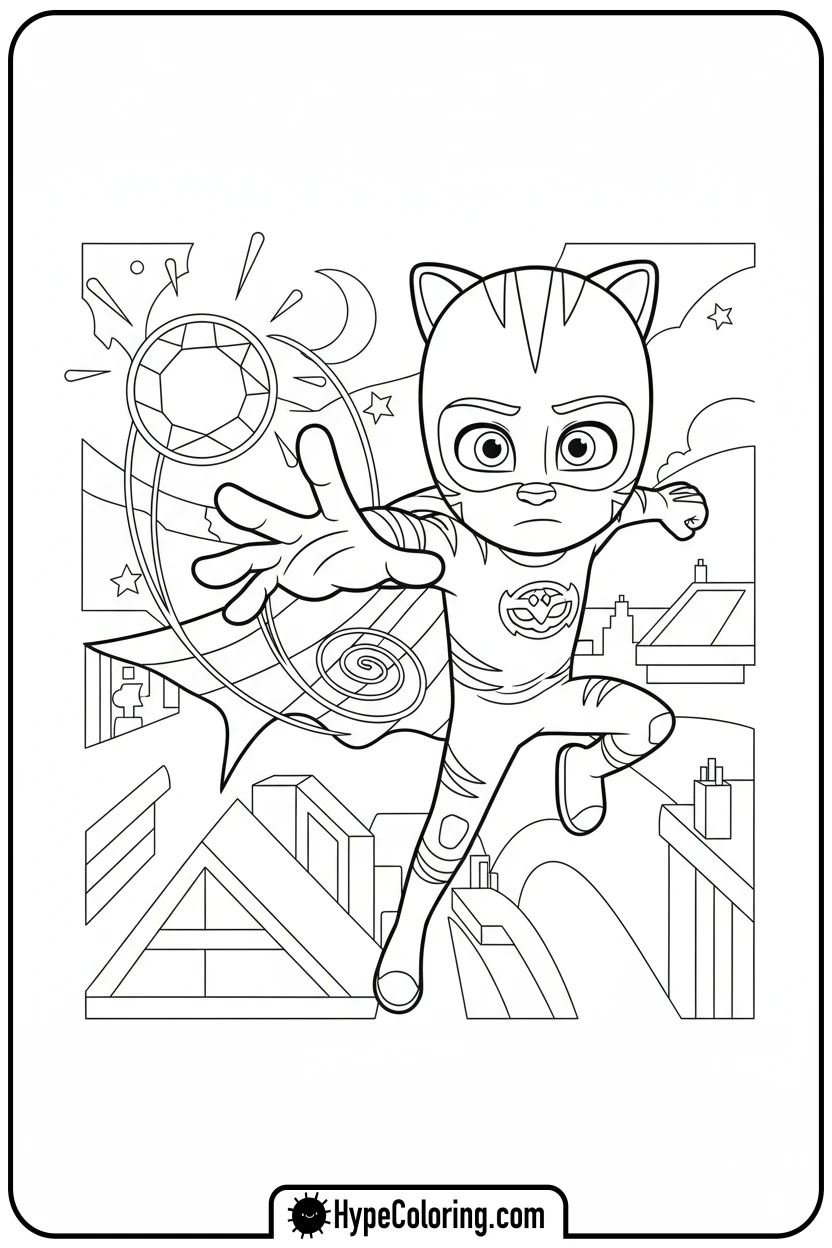 catboy-using-super-cat-stripes - coloring pages for pj masks