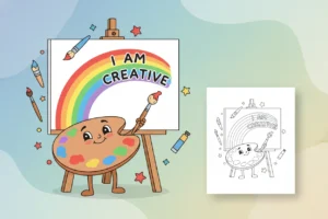 a-creative-character-perhaps-an - affirmation coloring pages