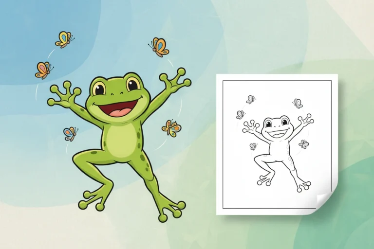 sprig-jumping-high-into-the - amphibia coloring pages sprig