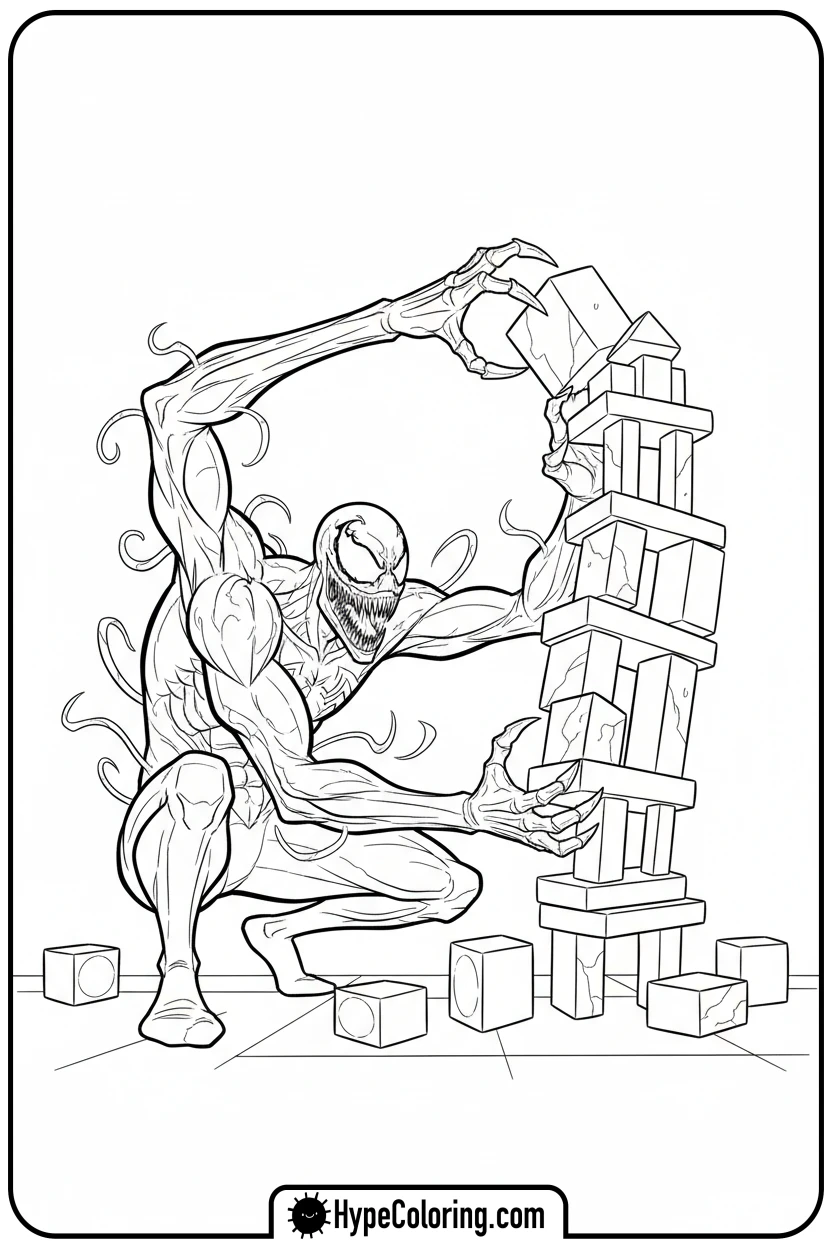 carnage-stacking-blocks - carnage coloring pages