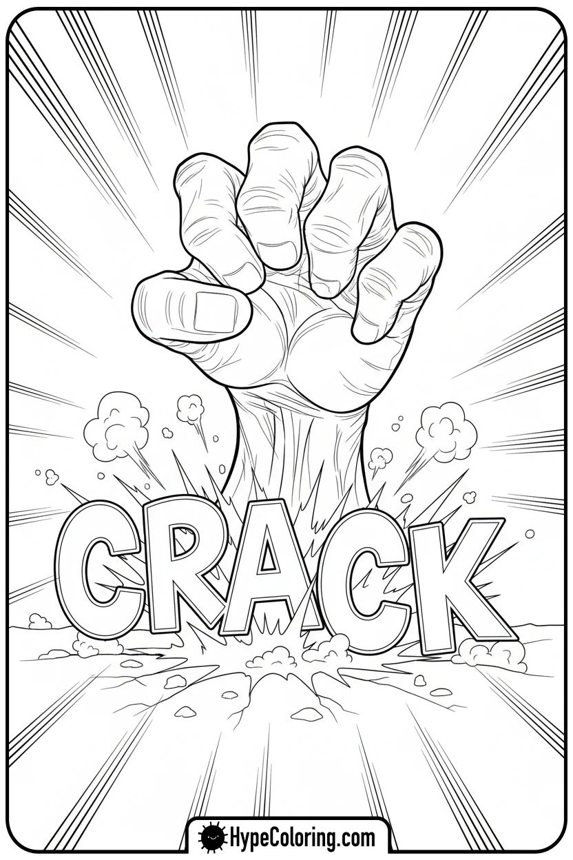 venom-punching-ground - venom coloring page