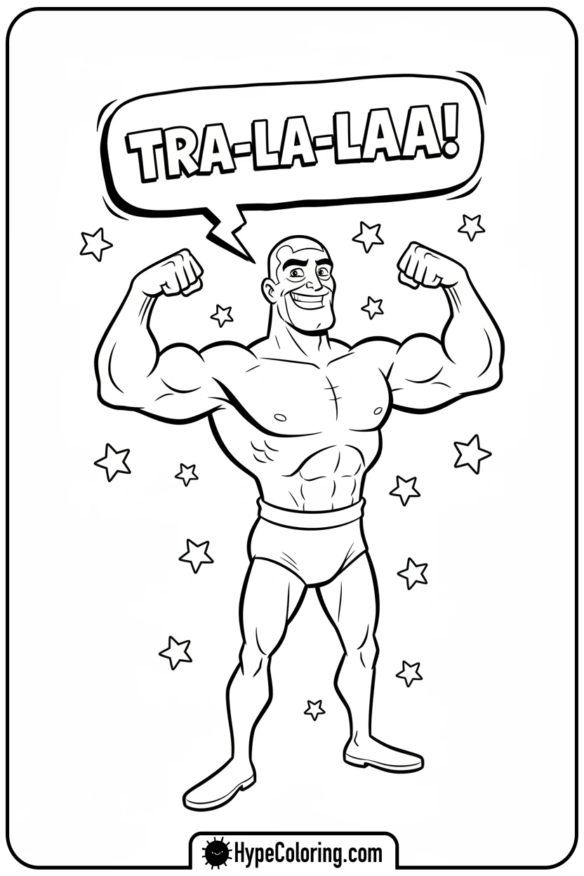 captain-underpants-flexing-muscles - captain underpants coloring pages