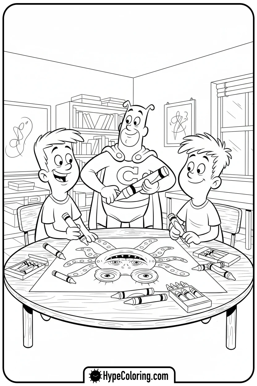 captain-underpants-drawing-with-kids - captain underpants coloring pages