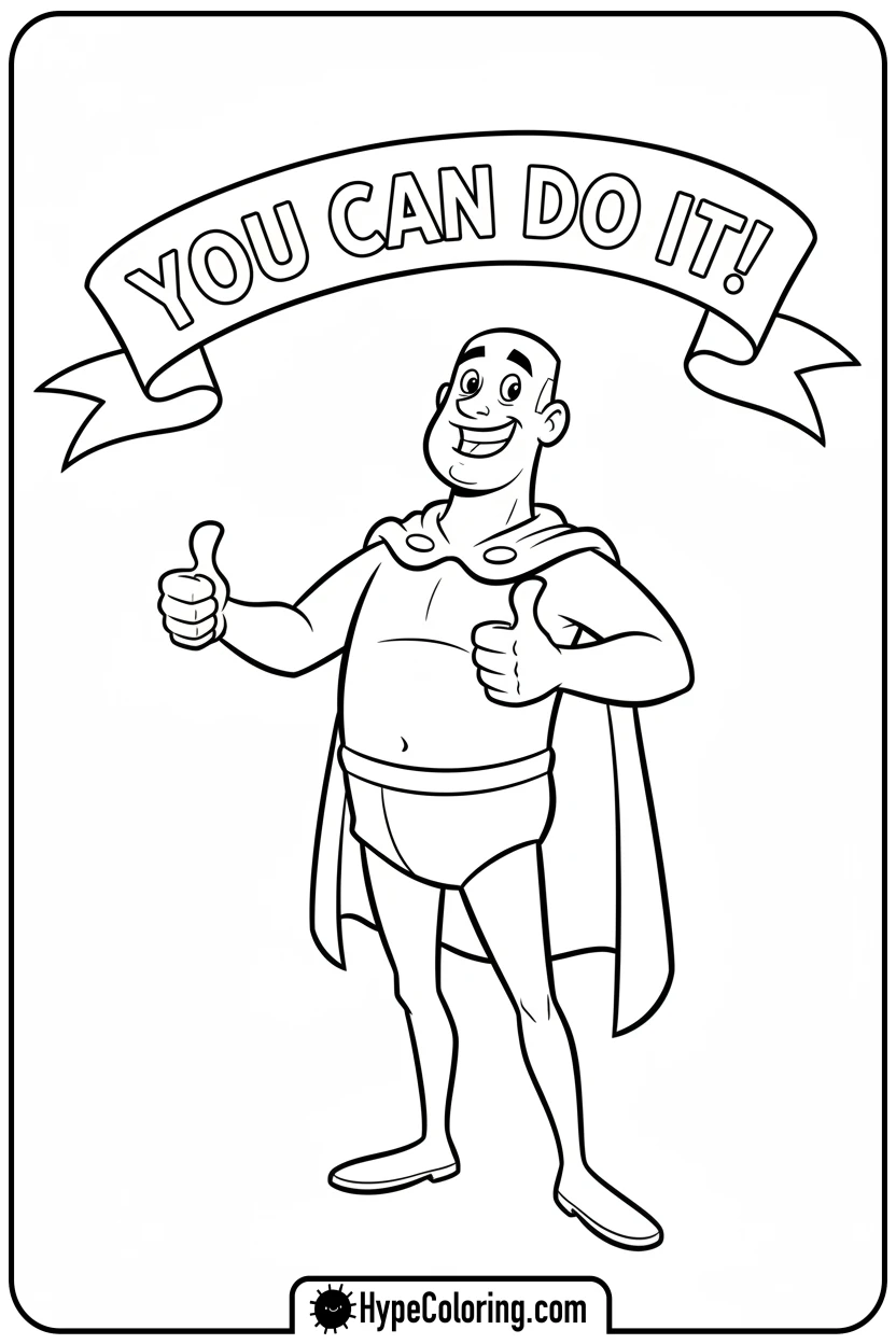 captain-underpants-giving-thumbs-up - captain underpants coloring pages