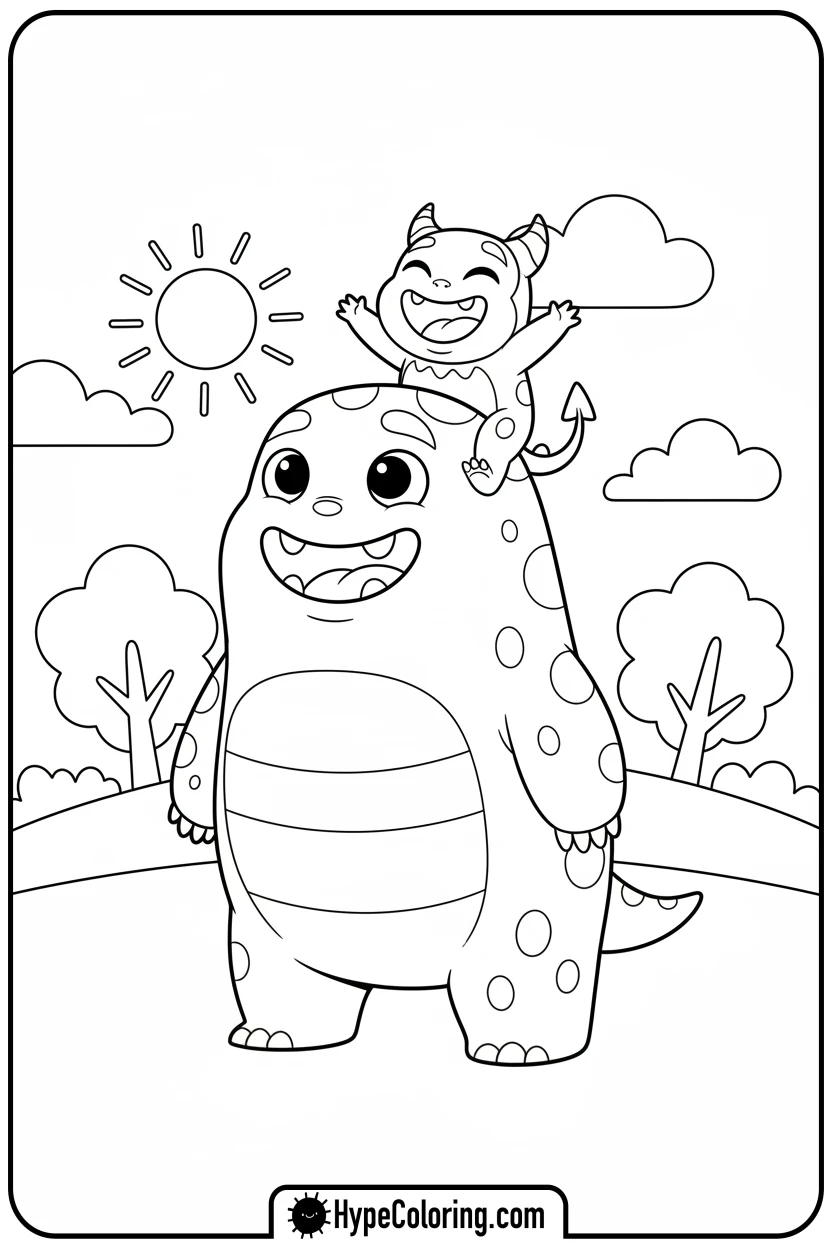 jumbo-josh-with-naughty-banban - garten of banban coloring pages