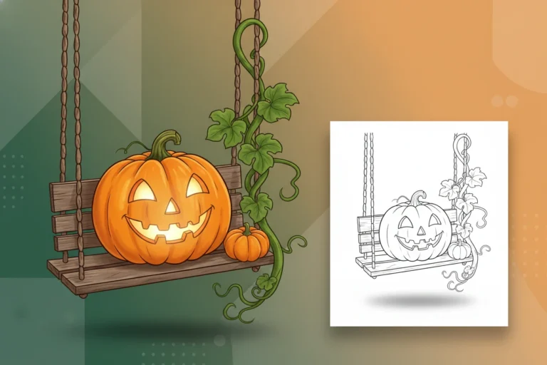 a-content-jack-o-lantern-gently - jack o lantern coloring pages