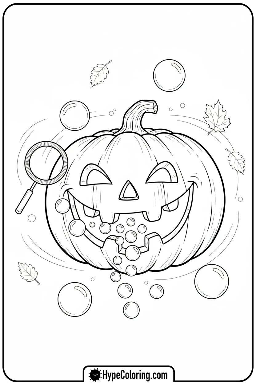 jack-o-lantern-blowing-bubbles - jack o lantern coloring pages
