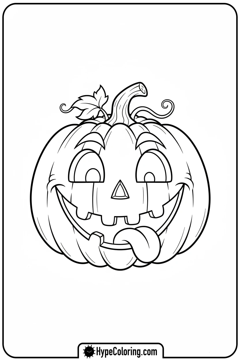 jack-o-lantern-making-silly-face - jack o lantern coloring pages