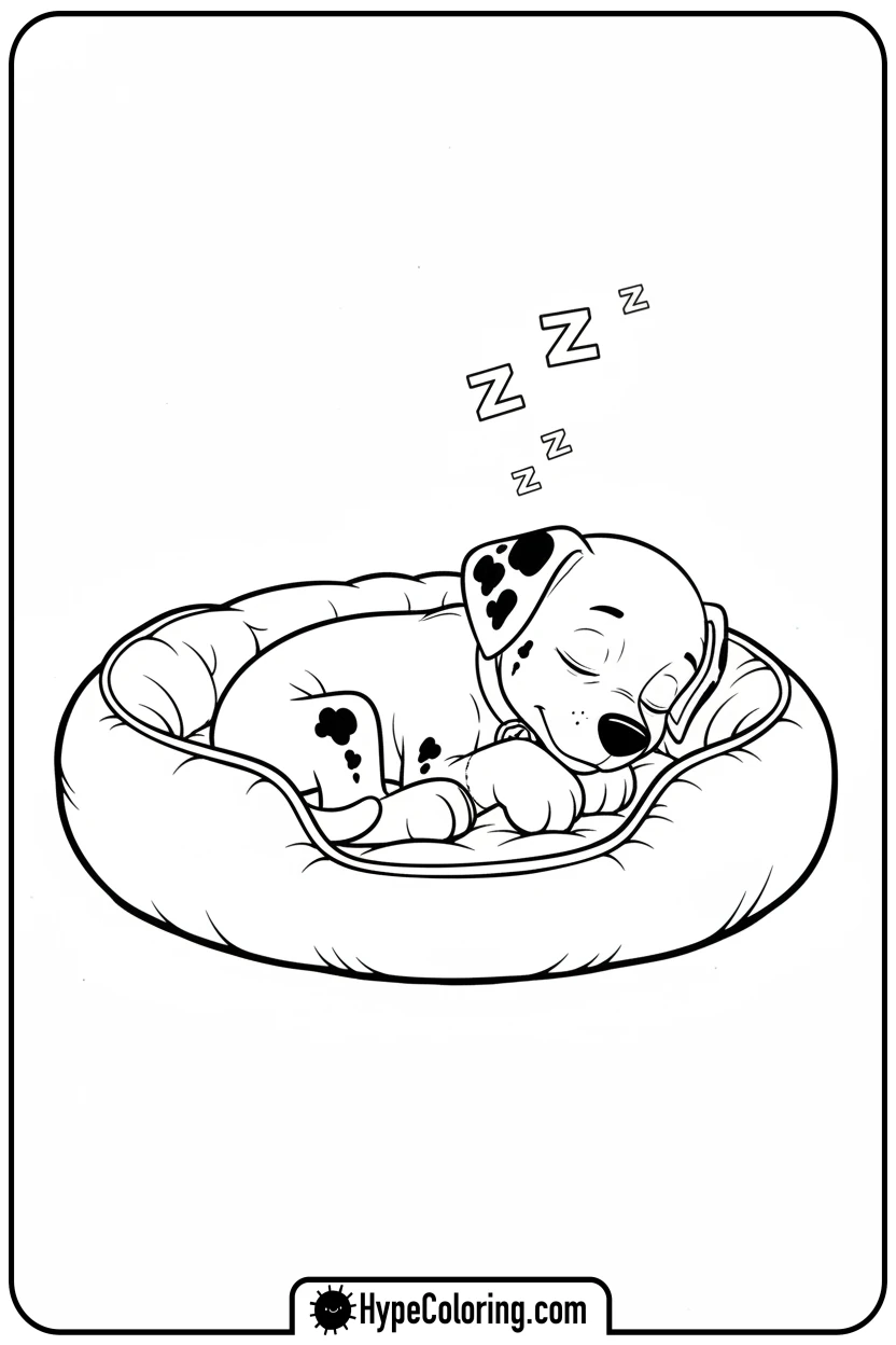 marshall-sleeping-soundly - marshall from paw patrol coloring pages