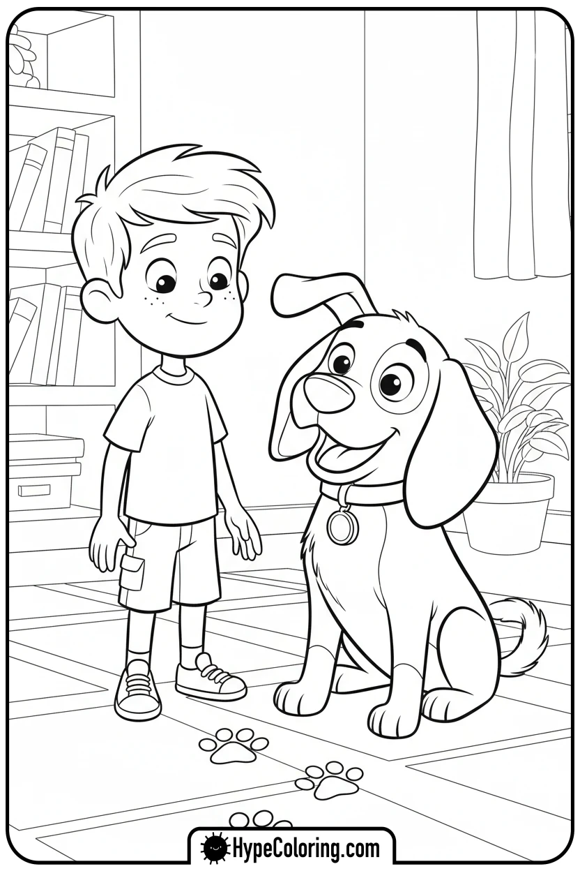 blue-with-paw-print-clue - nick jr coloring pages