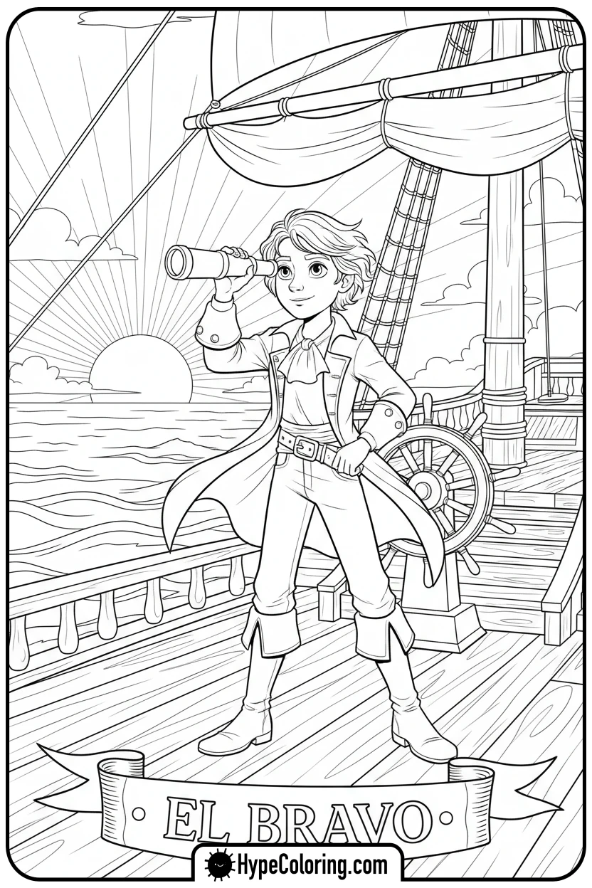 santiago-on-el-bravo - nick jr coloring pages