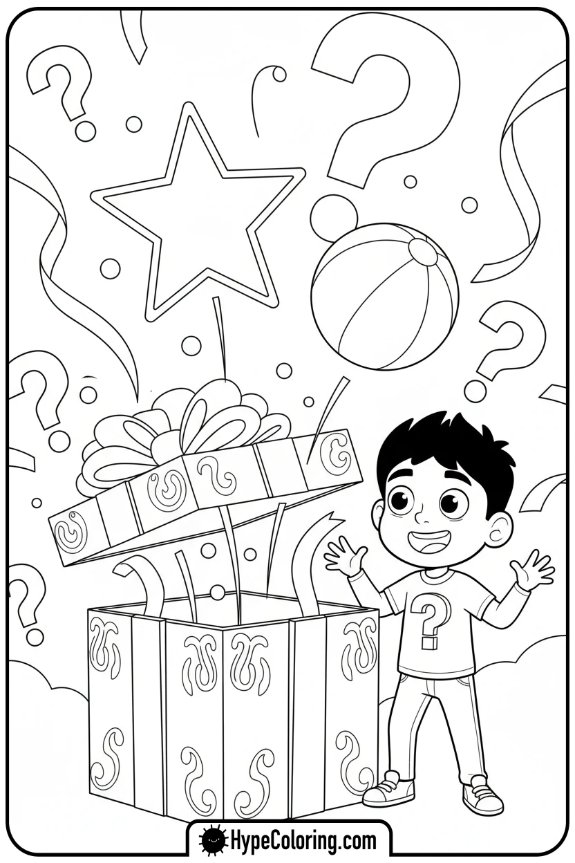 ryan-with-mystery-box - nick jr coloring pages