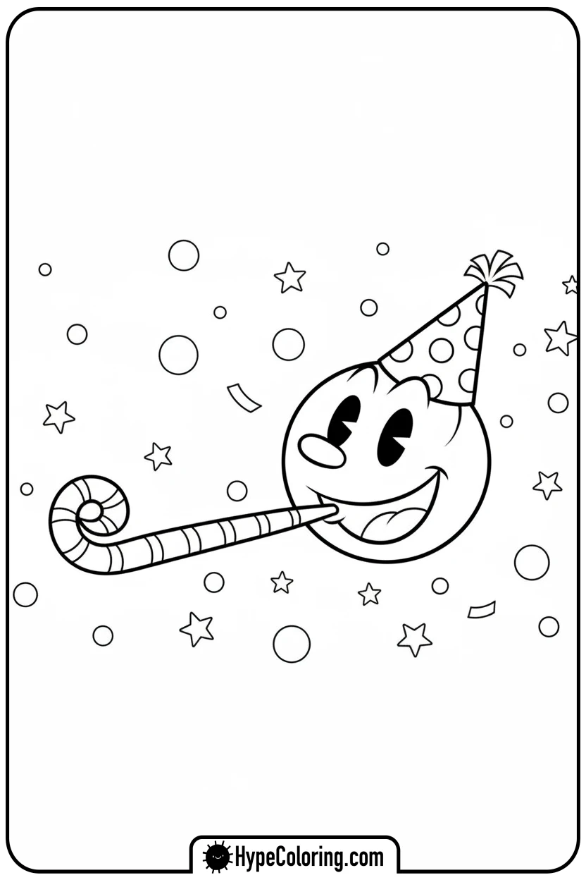 pac-man-celebrating-party - pac man coloring pages