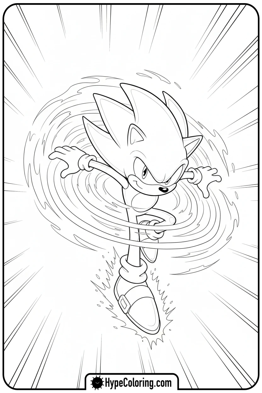 super-sonic-sonic-boom - sonic coloring pages super sonic
