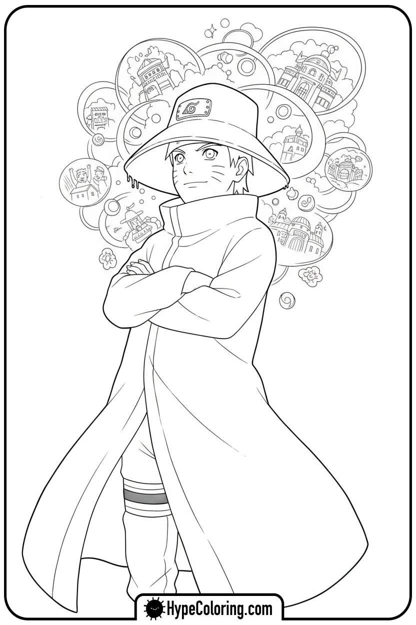 naruto-dreaming-of-hokage - naruto coloring pages