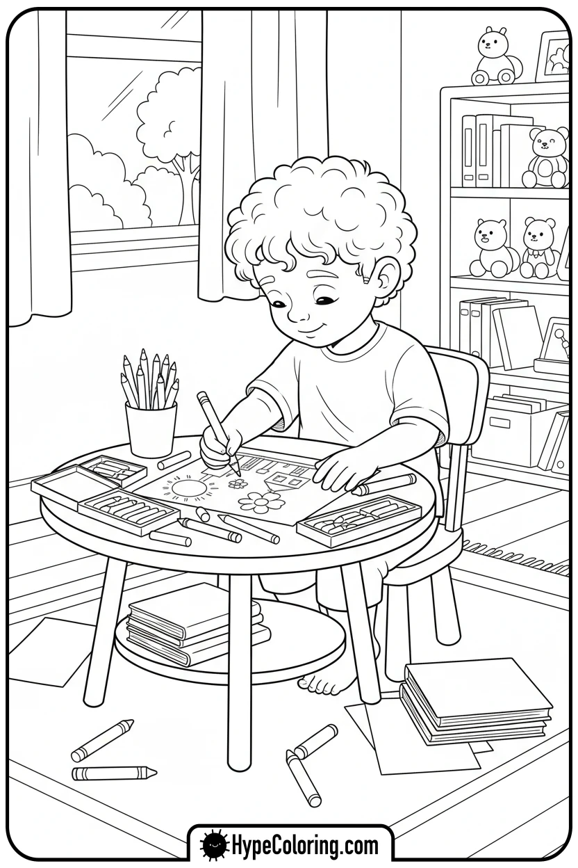 Click to download PDF saja-boy-drawing-picture - saja boys coloring pages