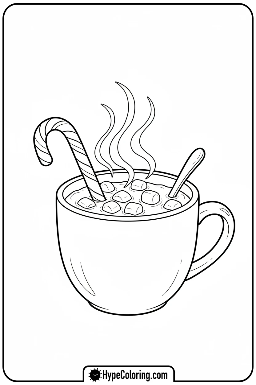 candy-cane-stirring-hot-cocoa - candy cane coloring pages