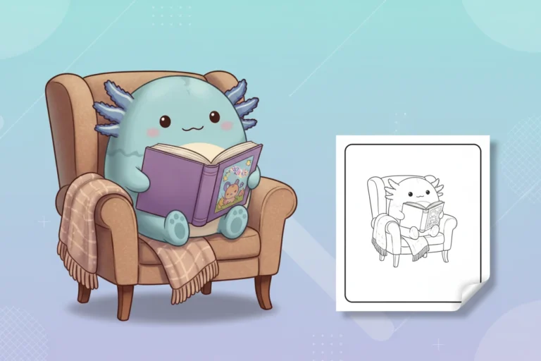a-cozy-squishmallow-snuggled-up - squishmallow coloring pages