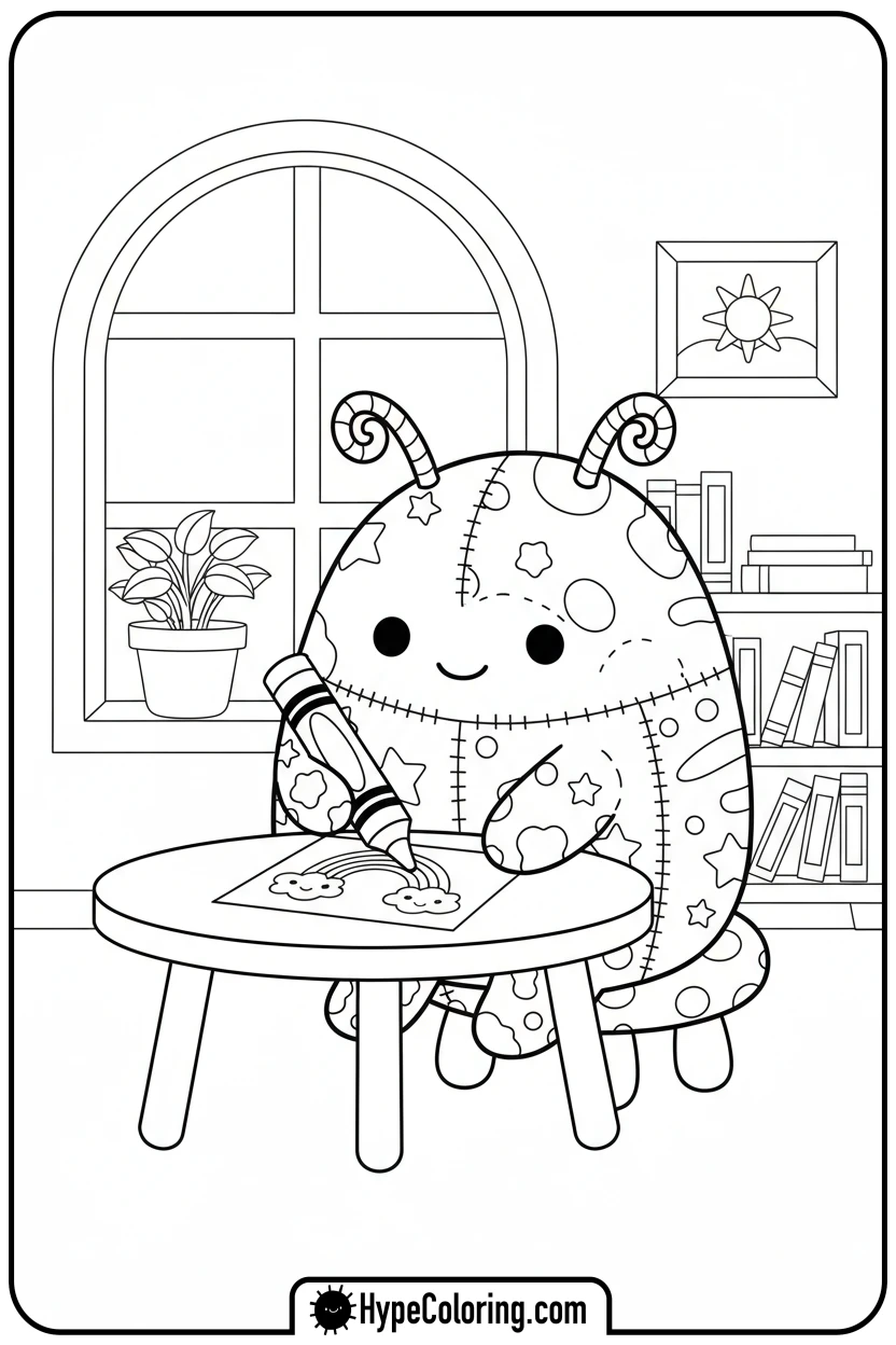 Click to download PDF squishmallow-drawing - squishmallow coloring pages