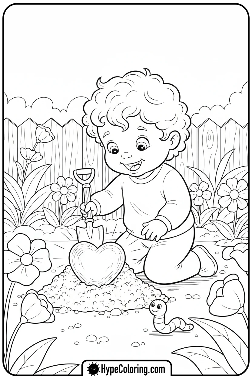 little-corner-finding-treasure - Little Corner coloring pages