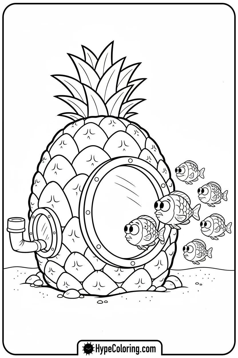 spongebob-s-house-fish-school - SpongeBob’s House