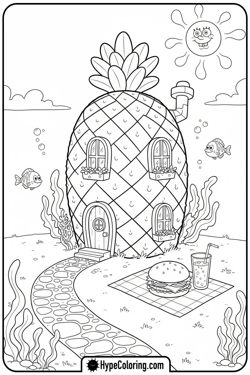 spongebob-s-house-picnic - SpongeBob’s House